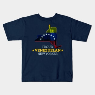 Proud Venezuelan New Yorker - New York State Kids T-Shirt
